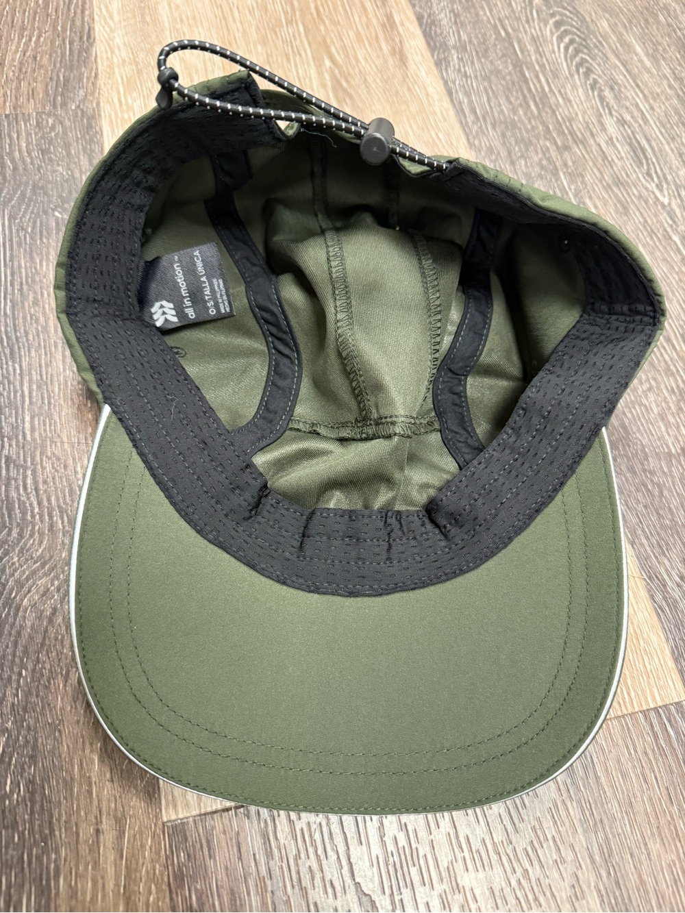 Olive Green Performance Cap - Picture 4 of 4